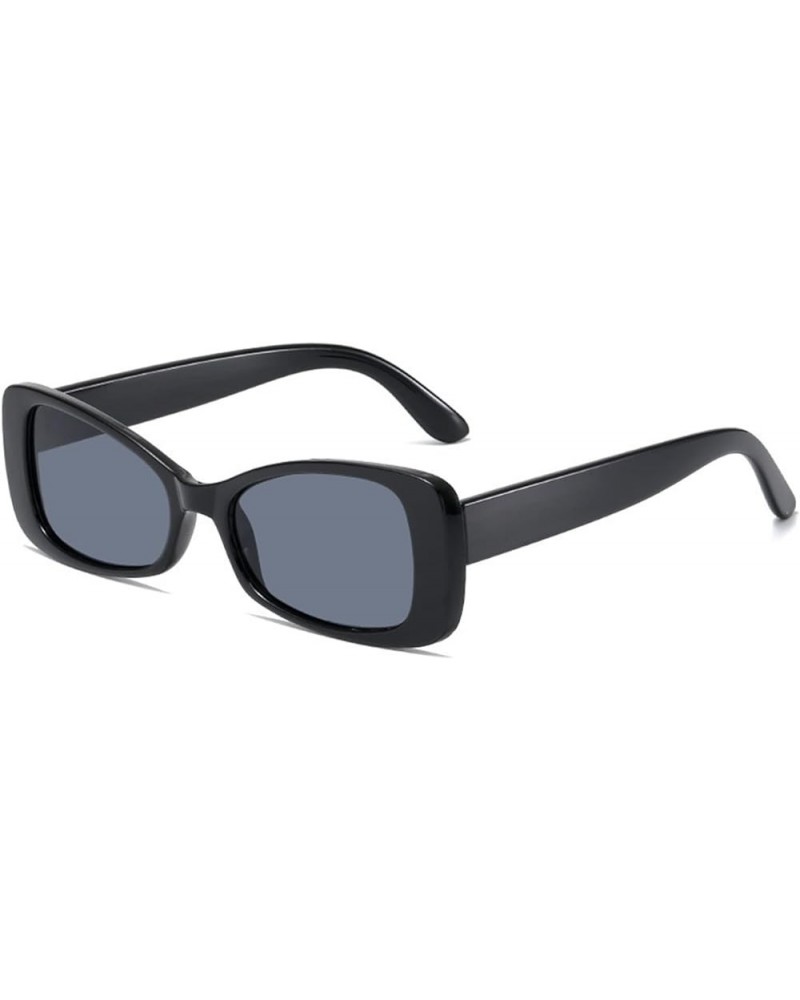 Small Square Box Fashion Retro Sunglasses Men and Women cat Eye Glasses Outdoor (Color : C, Size : 1) 1A $17.60 Designer