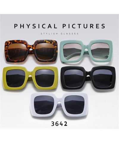 Large Frame Square Men And Women Outdoor Vacation Driving Sunglasses B $13.06 Square