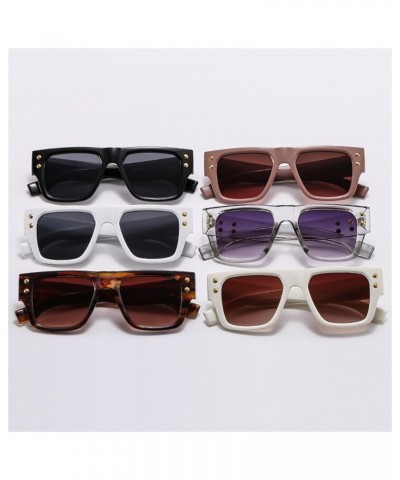 Trendy Square Women Sunglasses Outdoor Vacation Sunglasses Gift D $14.02 Square