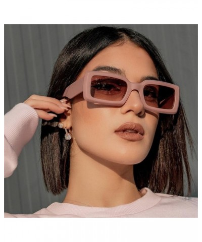 Small Square Sunglasses Women Sunscreen Sunglasses Outdoor UV Protection Sunshade Beigegray $14.74 Rectangular