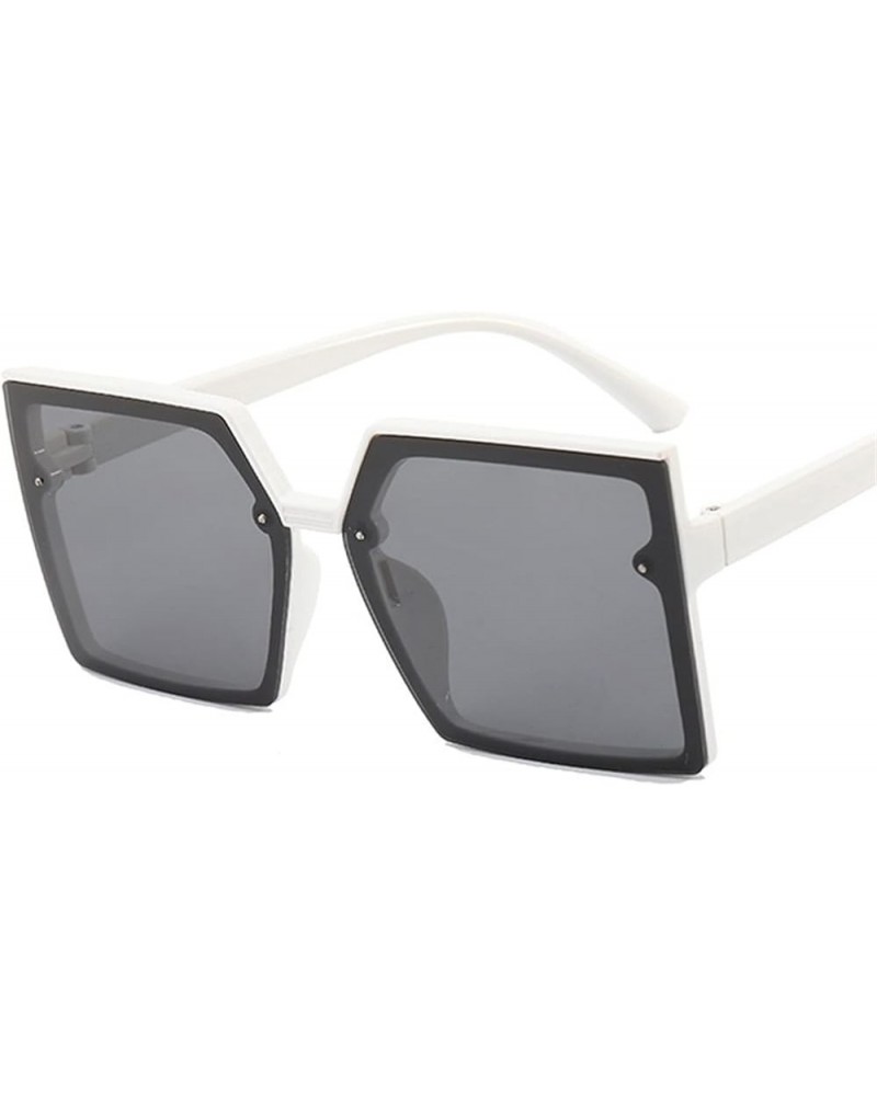 Fashion Large Frame Men and Women Decorative Sunglasses (Color : F, Size : 1) 1 G $15.68 Designer