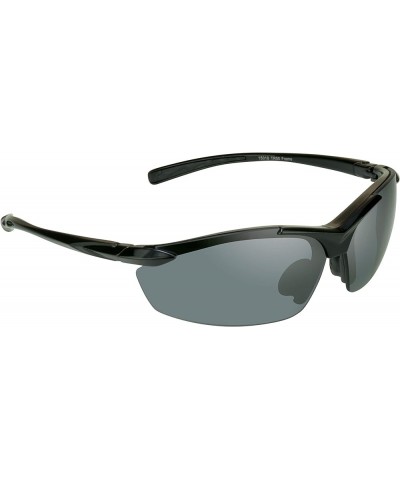 Quality TR90 Sunglasses Semi Rimless for Running, Golf, Cycling and Tennis Black Smoke $11.71 Rimless