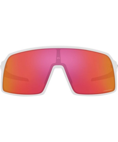 Men's OO9406 Sutro Rectangular Sunglasses Polished White/Prizm Field $48.91 Goggle