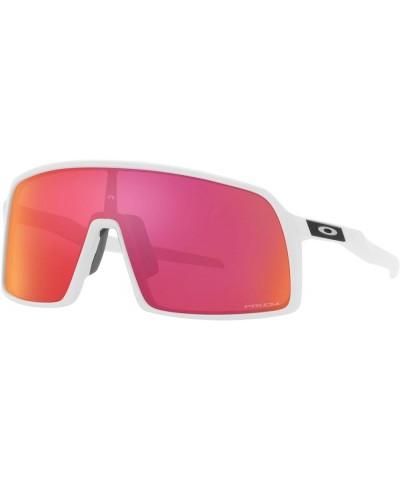 Men's OO9406 Sutro Rectangular Sunglasses Polished White/Prizm Field $48.91 Goggle