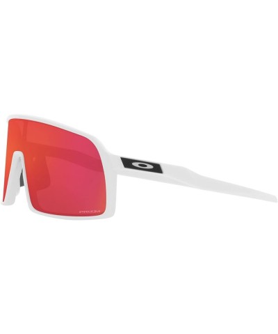 Men's OO9406 Sutro Rectangular Sunglasses Polished White/Prizm Field $48.91 Goggle