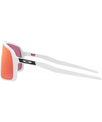 Men's OO9406 Sutro Rectangular Sunglasses Polished White/Prizm Field $48.91 Goggle