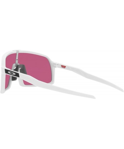 Men's OO9406 Sutro Rectangular Sunglasses Polished White/Prizm Field $48.91 Goggle