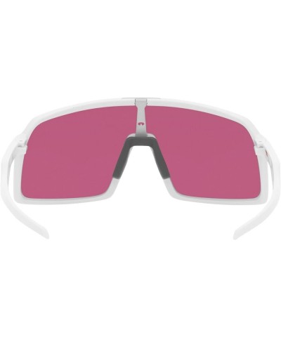 Men's OO9406 Sutro Rectangular Sunglasses Polished White/Prizm Field $48.91 Goggle