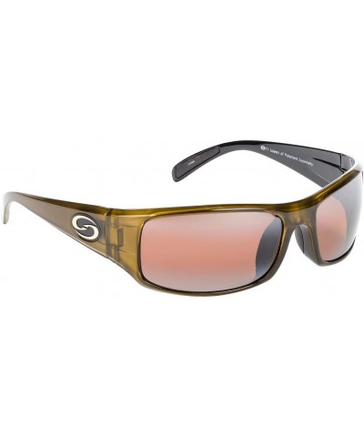 Polarized Okeechobee Sunglasses Dark Amber Brown Single $16.82 Goggle