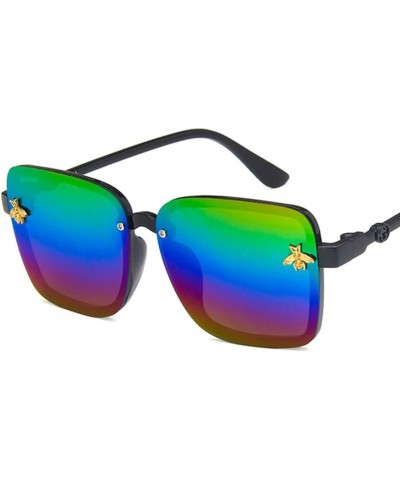 Unisex Sunglasses Fashion Yellow Drive Holiday Square Non-Polarized UV400 Multicolor $6.11 Square