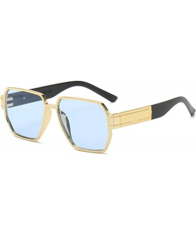 Large Frame Retro women Sunglasses Outdoor Holiday Driving Commuter Trend UV400 Sunglasses Gift E $13.28 Designer