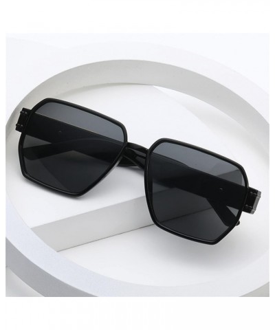 Large Frame Retro women Sunglasses Outdoor Holiday Driving Commuter Trend UV400 Sunglasses Gift E $13.28 Designer