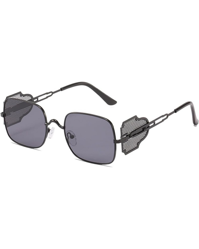 Metal Retro Punk Men and Women Fashion Photo Accessories Sunglasses (Color : A, Size : 1) 1 G $18.19 Designer