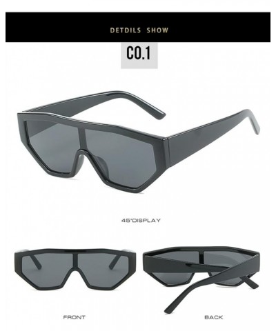 Fashion Hip hop Men and Women Sunglasses Outdoor Vacation (Color : E, Size : Medium) Medium G $21.27 Designer