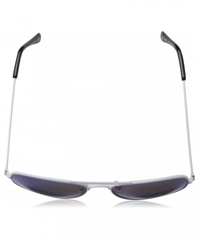 sunglasses MS96 E Metal White Grey with Blue mirror effect $32.40 Aviator