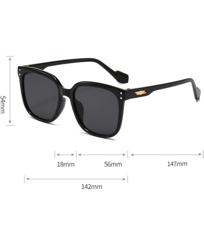 Square frame vintage men and women sunglasses outdoor vacation accessories Commuter Trend UV400 Sunglasses Gift D $14.95 Desi...