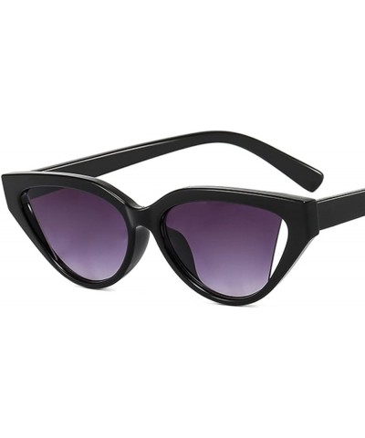 Triangular cat Eye Retro Small Frame Sunglasses for Men and Women Outdoor (Color : B, Size : 1) 1 B $18.64 Designer