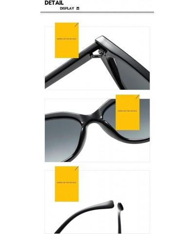 Triangular cat Eye Retro Small Frame Sunglasses for Men and Women Outdoor (Color : B, Size : 1) 1 B $18.64 Designer