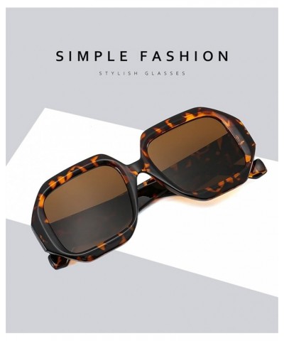 Fashion Large Frame Men and Women Decorative Sunglasses Vacation Beach Street Sunglasses (Color : C, Size : 1) 1 B $18.11 Des...