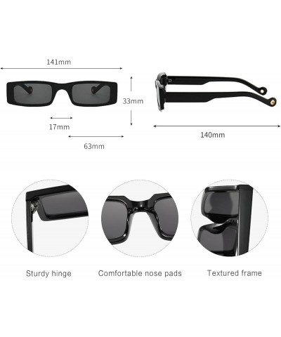 2021 New Square Sunglasses Women Men Vintage Small Fashion Sun Glasses With Metal Hinge Retro Transparent Pink Eyewear Beach ...