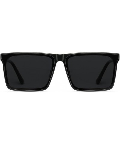 Uniform sunglasses for men and women in simple and fashionable style (comes with glasses case) Bright Black Ash Sheet $44.65 ...