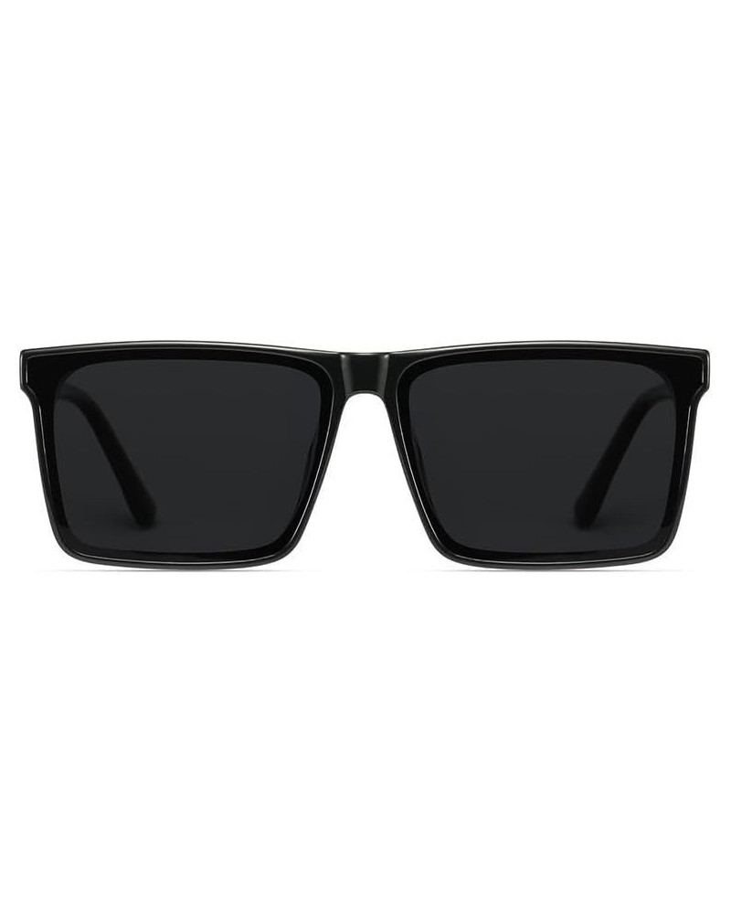 Uniform sunglasses for men and women in simple and fashionable style (comes with glasses case) Bright Black Ash Sheet $44.65 ...