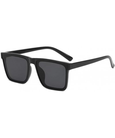 Uniform sunglasses for men and women in simple and fashionable style (comes with glasses case) Bright Black Ash Sheet $44.65 ...