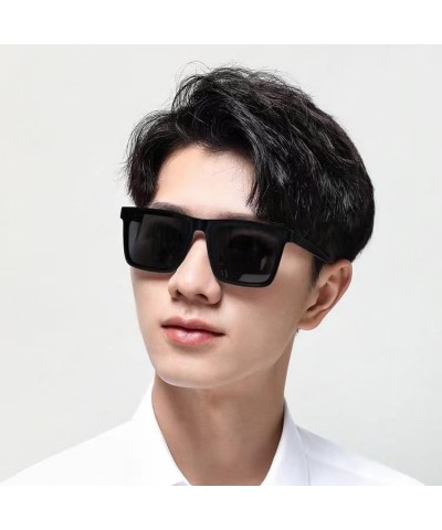 Uniform sunglasses for men and women in simple and fashionable style (comes with glasses case) Bright Black Ash Sheet $44.65 ...