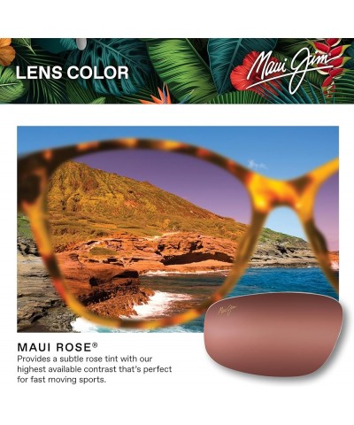 Women's Liquid Sunshine Polarized Fashion Sunglasses Red Tortoise/Maui Rose Polarized $87.72 Butterfly