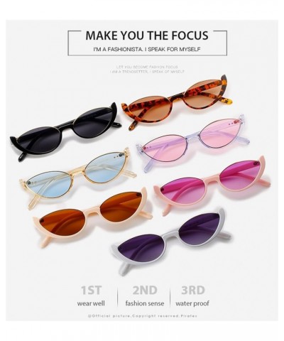 Cat Eye Men and Women Street Photography Sunglasses Outdoor Vacation Fashion (Color : E, Size : Medium) Medium D $15.15 Cat Eye