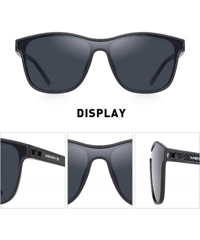 Fashion Oversized Polarized Sunglasses for Men Siamese Lens Lightweight TR90 Frame Big XL Large Square Sun Glasses Black Fram...