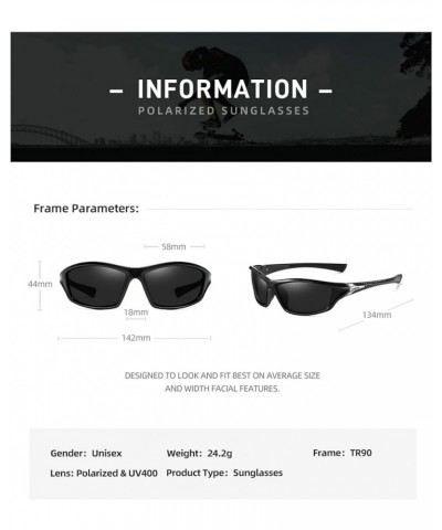 Polarized Sunglasses Classic Style UV Protection for Men Women Unisex Fashion Eyewear Driving Fishing Running Outdoor D1 $9.3...