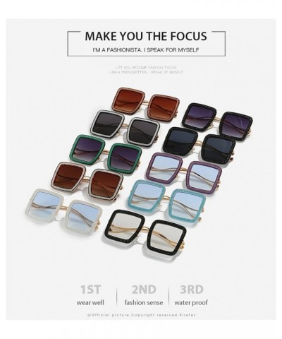 Box Fashion Outdoor Holiday Sunglasses for Men and Women (Color : 5, Size : 1) 1 5 $15.38 Designer