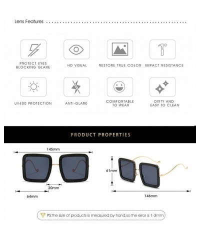 Box Fashion Outdoor Holiday Sunglasses for Men and Women (Color : 5, Size : 1) 1 5 $15.38 Designer