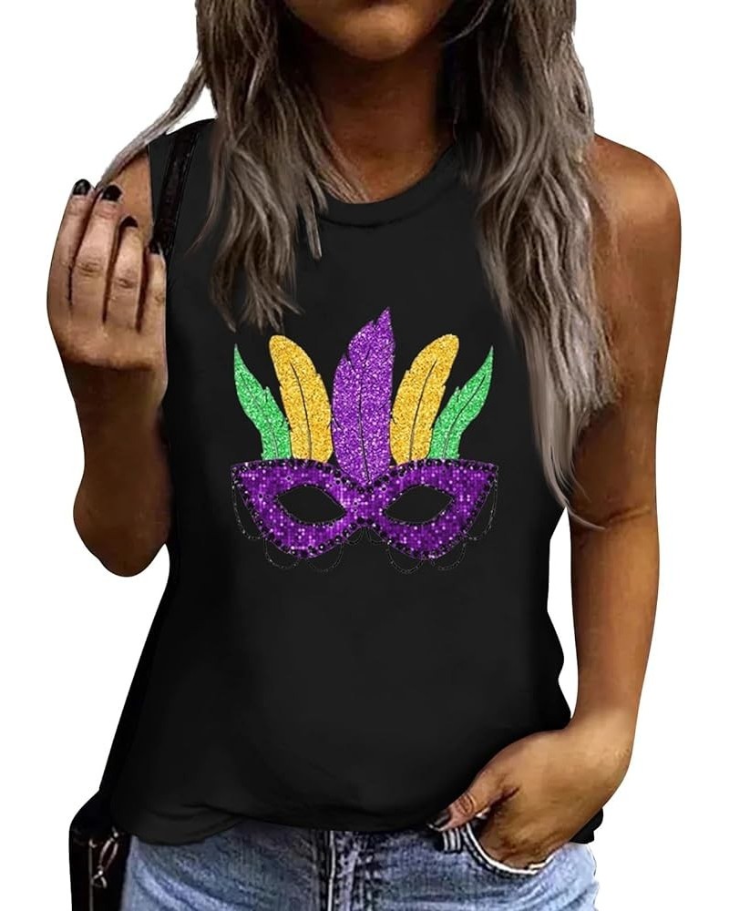 Womens Workout Tank Tops Sleeveless Daily T Shirt Comfy Summer Tees Trendy Printed Blouse Loose Dress Casual Vest 4-purple $1...