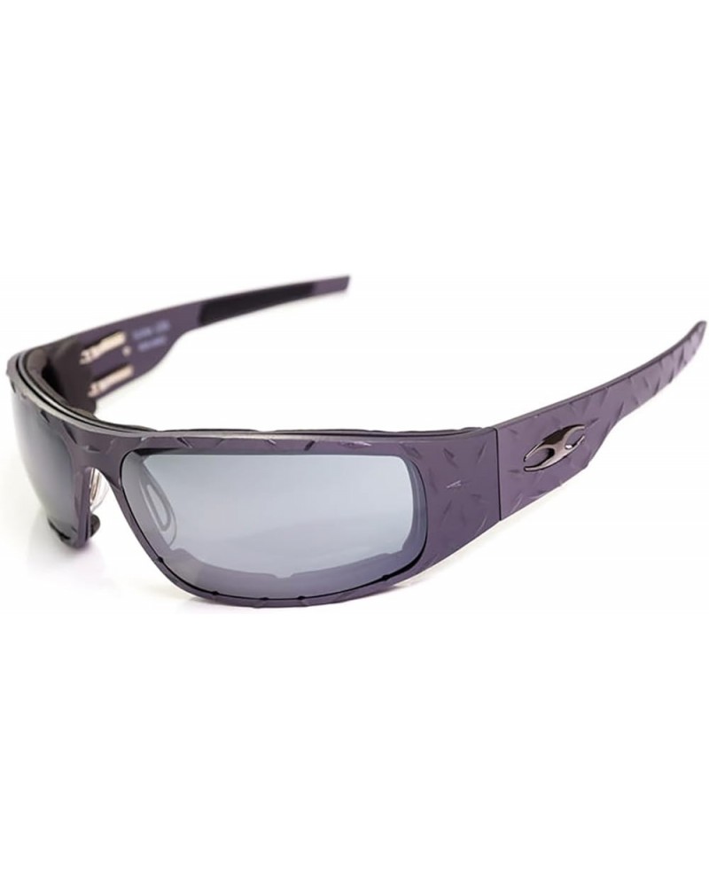 Big Daddy Bagger Polarized Mirror Sunglasses with Gunmetal Diamond Frame Polarized Mirror Silver $78.05 Designer