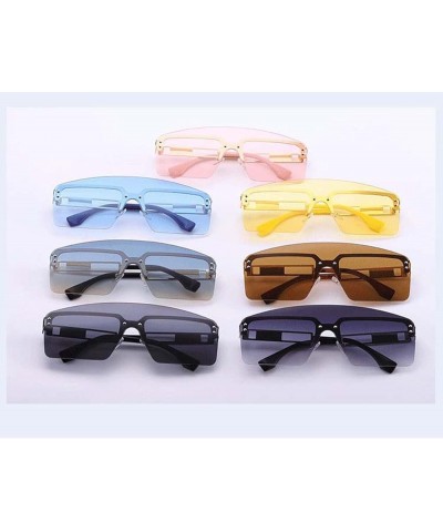 Street Photo Sunglasses Metal Frame Street Photo Decorative Glasses (Color : B, Size : Medium) Medium E $20.21 Designer