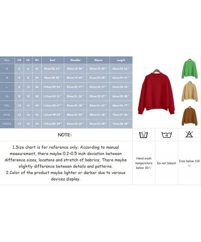 Womens Fall Side Split Sweatshirt Long Sleeve Crewneck Pullover Sweaters Fashion Fall Winter Clothes 2023 727-awyqg-green-e $...