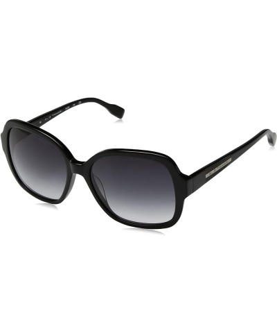 Women's EL220 Square Sunglasses, 55 mm Black Smoke Gradient $20.60 Square