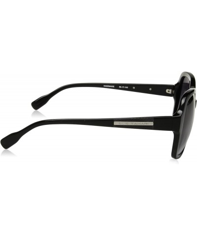 Women's EL220 Square Sunglasses, 55 mm Black Smoke Gradient $20.60 Square