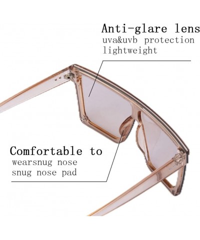 6979 Sunglasses for Women UV Protection Fashion Vintage Classic Mirrored Sun glasses Champagne No.9 $13.05 Rectangular