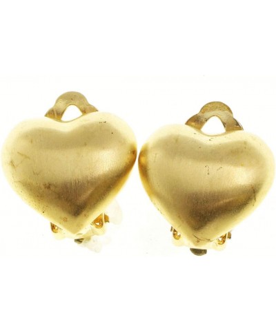 Heart Clip-On-Earrings Gold-Tone $10.86 Designer