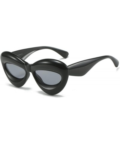 Cat Eye Fashion Sunglasses for Men and Women Vacation Beach Party Decorative Sunglasses (Color : 1, Size : 1) 1 1 $10.75 Cat Eye