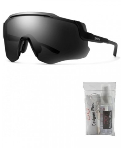 Momentum Shield Sunglasses for Men for Women + BUNDLE With Designer iWear Eyewear Kit Matte Black / Chromapop Black $72.40 De...