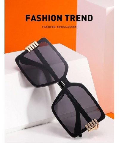 Fashion Big Frame Men's and Women's Sunglasses Outdoor Holiday Decoration Sunglasses (Color : B, Size : Medium) Medium C $22....