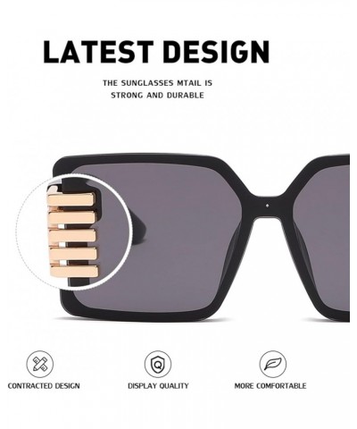 Fashion Big Frame Men's and Women's Sunglasses Outdoor Holiday Decoration Sunglasses (Color : B, Size : Medium) Medium C $22....