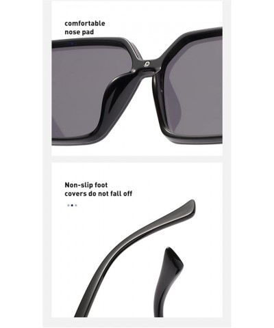 Fashion Big Frame Men's and Women's Sunglasses Outdoor Holiday Decoration Sunglasses (Color : B, Size : Medium) Medium C $22....