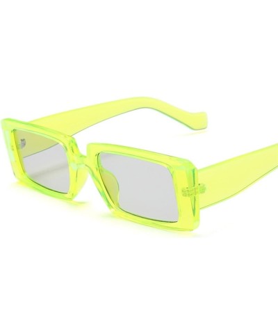 Fashionable Square Men's Sunglasses Outdoor Beach Decorative Sunglasses (Color : J, Size : 1) 1 B $10.65 Designer