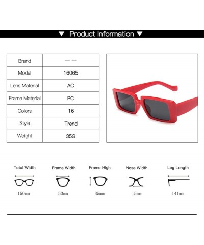 Fashionable Square Men's Sunglasses Outdoor Beach Decorative Sunglasses (Color : J, Size : 1) 1 B $10.65 Designer