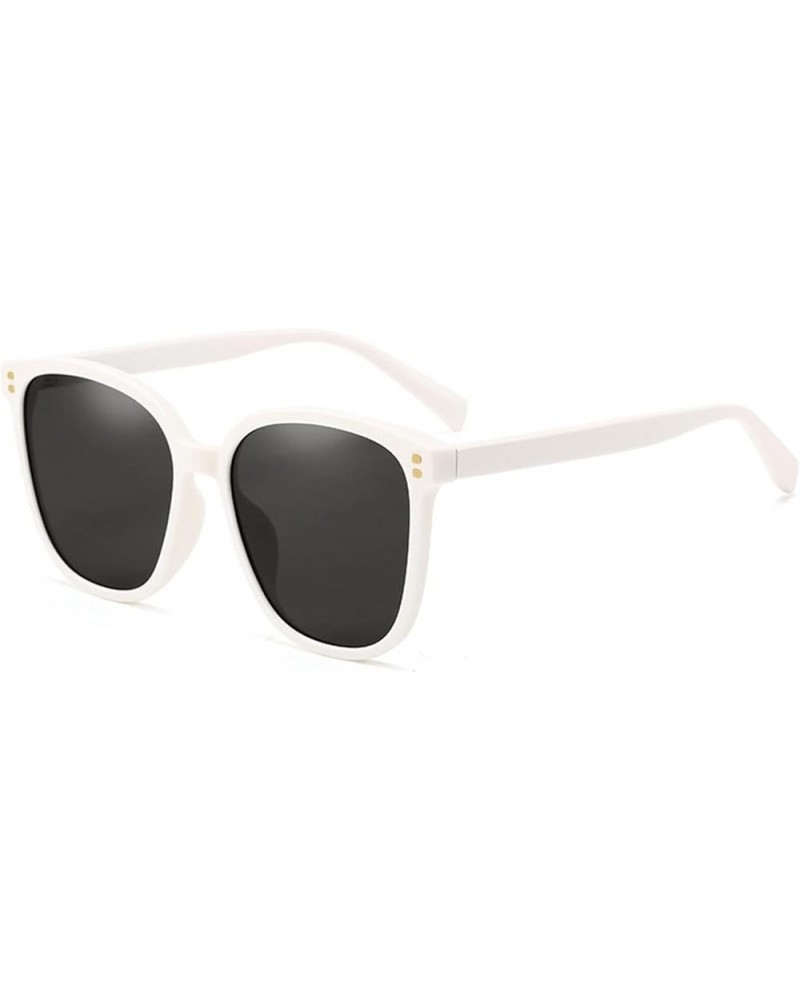 Square Frame Men's Outdoor Vacation Beach Decorative Sunglasses (Color : D, Size : 1) 1 D $15.34 Designer